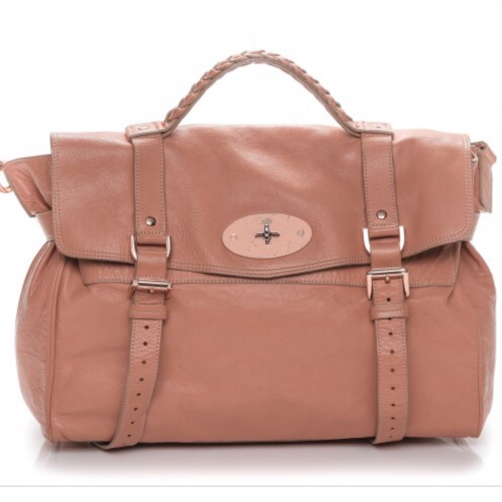 Mulberry ALEXA  satchel w/ Rose gold hardware